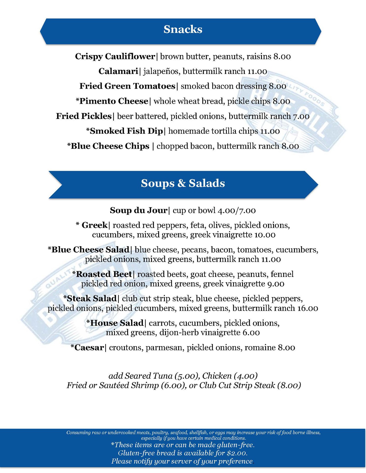 Blue Gill Quality Food What's for Dinner Gainesville